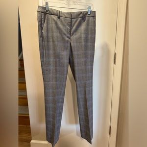 White House Black Market The Slim Plaid Work Pants.  SZ 8P